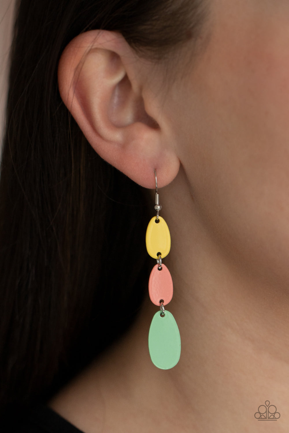 Paparazzi Accessories ✽Rainbow Drops - Multi Earrings✽Flat Rate Ship $4.50✽