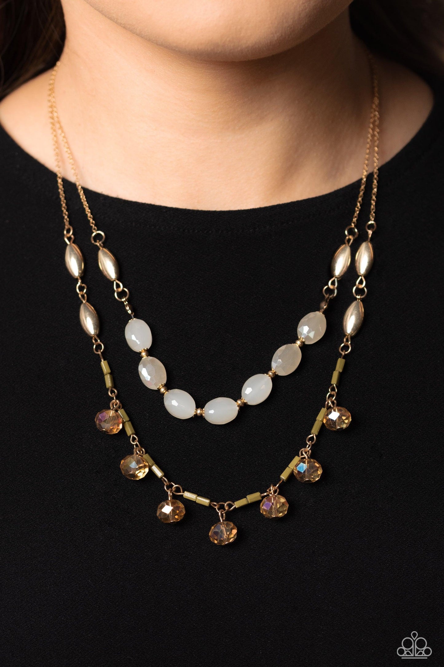 Paparazzi Accessories ❋Sheen Season - Gold Necklace❋ Flat Rate Ship $4.50❋ - Image #2