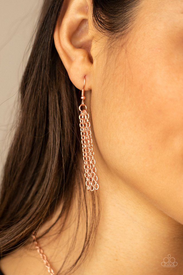 Paparazzi Accessories ✽Prairie Fairytale - Copper Necklace✽Flat Rate Ship $4.50✽