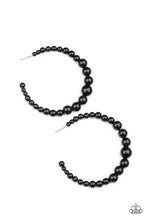 Load image into Gallery viewer, brought-to-you-by-blingflingbykat-glamour-graduate-black-earrings-paparazzi-accessories-
