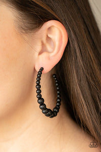 Paparazzi Accessories ❋Glamour Graduate - Black Earrings❋ Flat Rate Ship $4.50❋