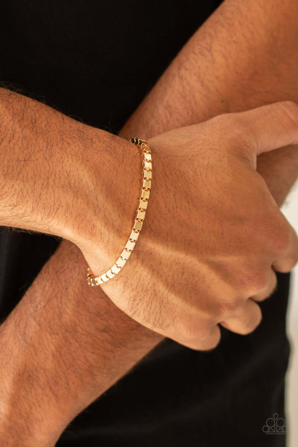 Paparazzi Accessories ✽ Boxing Champ - Gold Mens Bracelet✽Flat Rate Ship $4.50✽ - Image #2