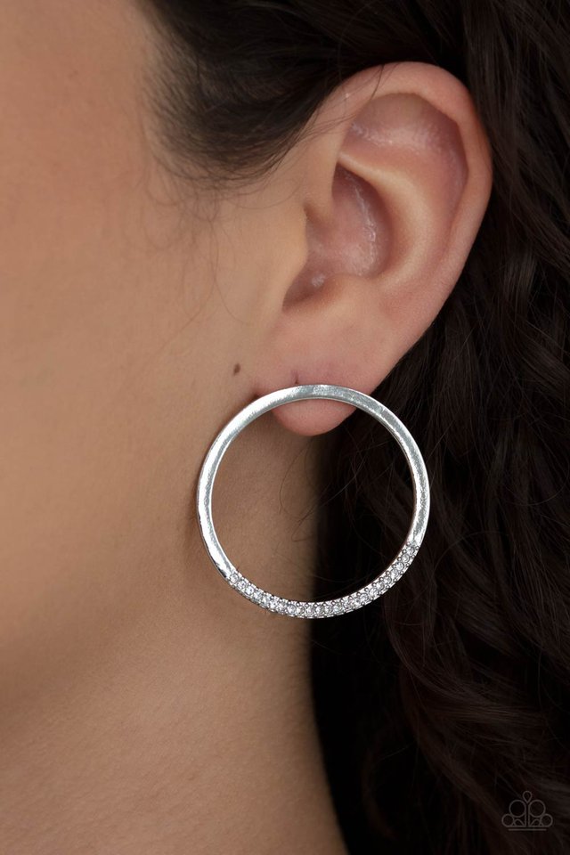 Paparazzi Accessories ❋Spot On Opulence - White Post Earrings❋ Flat Rate Ship $4.50❋