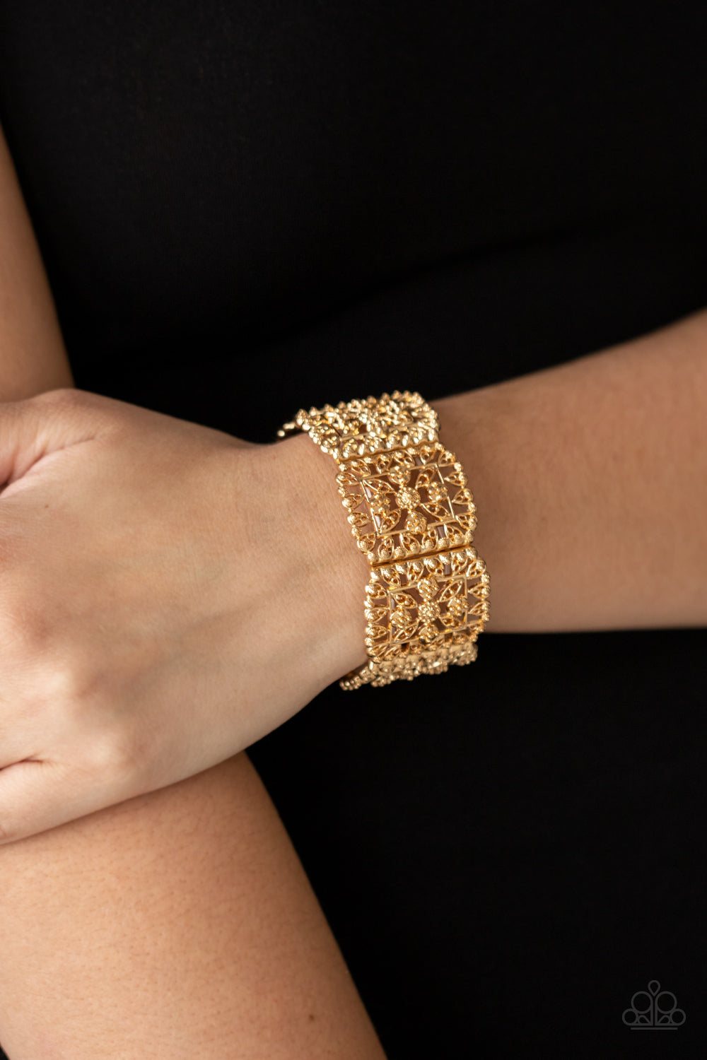 Paparazzi Accessories ✽Enchanted Vineyards - Gold Bracelet✽Flat Rate Ship $4.50✽ - Blingflingbykat 