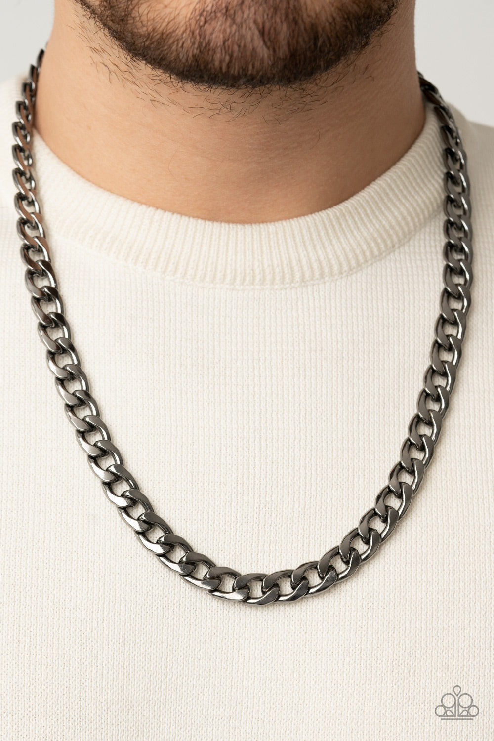 Paparazzi Accessories ❋Knockout Champ - Black Mens Necklace❋ Flat Rate Ship $4.50❋