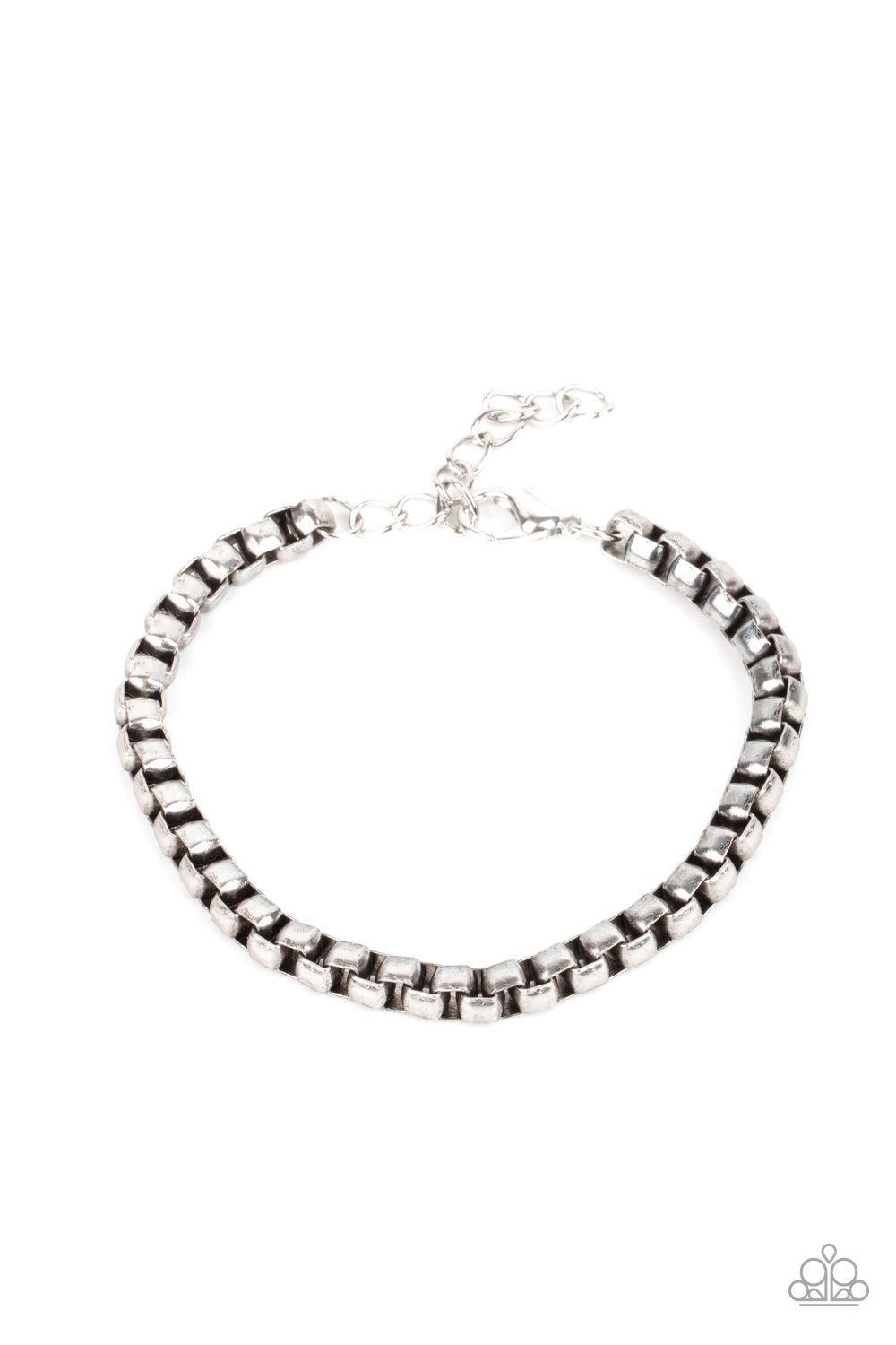 brought-to-you-by-blingflingbykat-armed-combat-silver-mens bracelet-paparazzi-accessories-