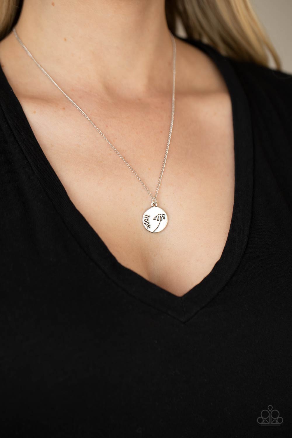 Paparazzi Accessories ❋Hold On To Hope - Silver Necklace❋ Flat Rate Ship $4.50❋