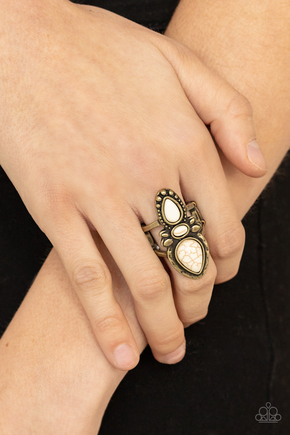 Paparazzi Accessories ❋In a BADLANDS Mood - Brass Ring❋ Flat Rate Ship $4.50❋