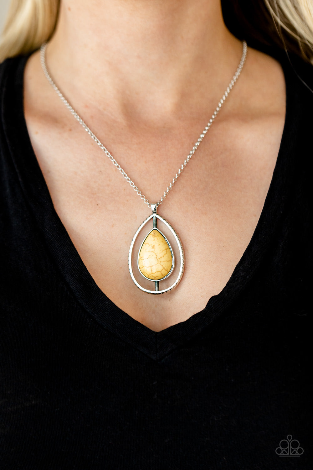 Paparazzi Accessories ❋Here Today, PATAGONIA Tomorrow - Yellow Necklace❋ Flat Rate Ship $4.50❋