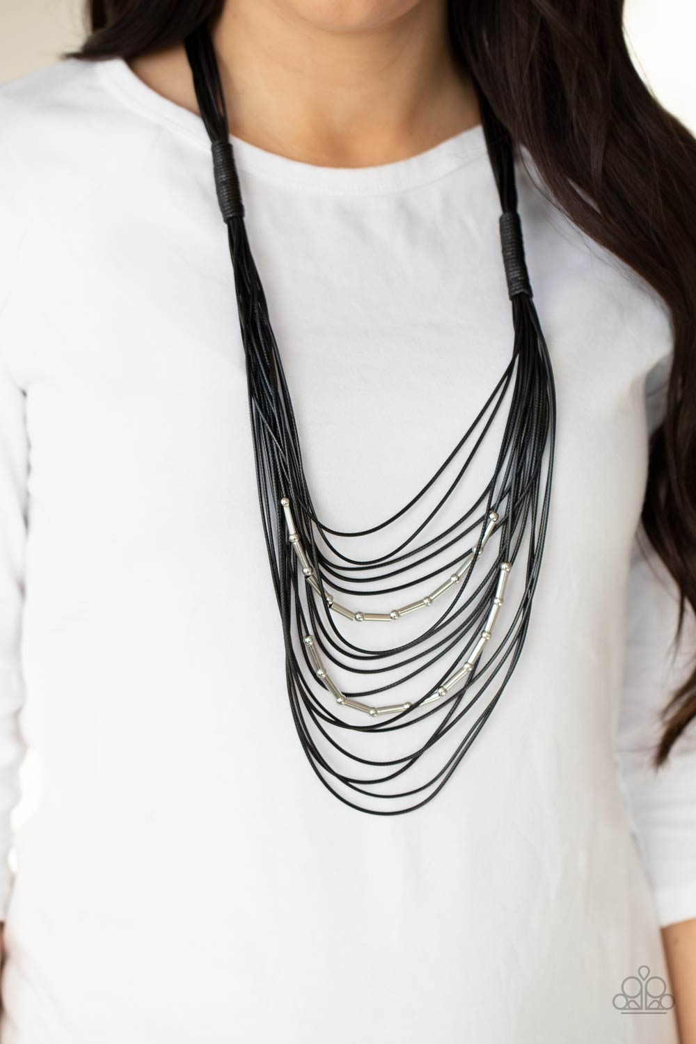 Paparazzi Accessories ❋Nice CORD-ination - Black Necklace❋ Flat Rate Ship $4.50❋