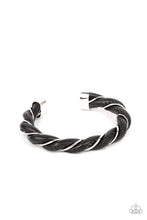 Load image into Gallery viewer, brought-to-you-by-blingflingbykat-rebel-relic-black-mens bracelet-paparazzi-accessories-
