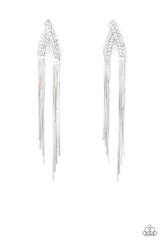brought-to-you-by-blingflingbykat-it-takes-two-to-tassel-white-post earrings-paparazzi-accessories-