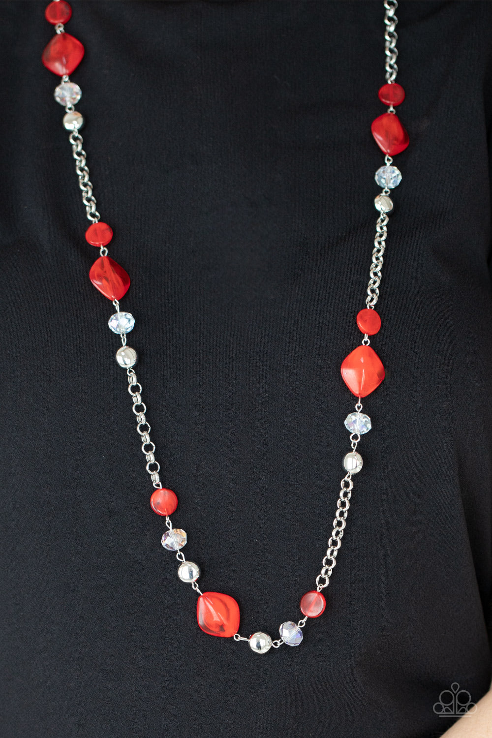 Paparazzi Accessories ❋Light-Scattering Luminosity - Red Necklace❋ Flat Rate Ship $4.50❋