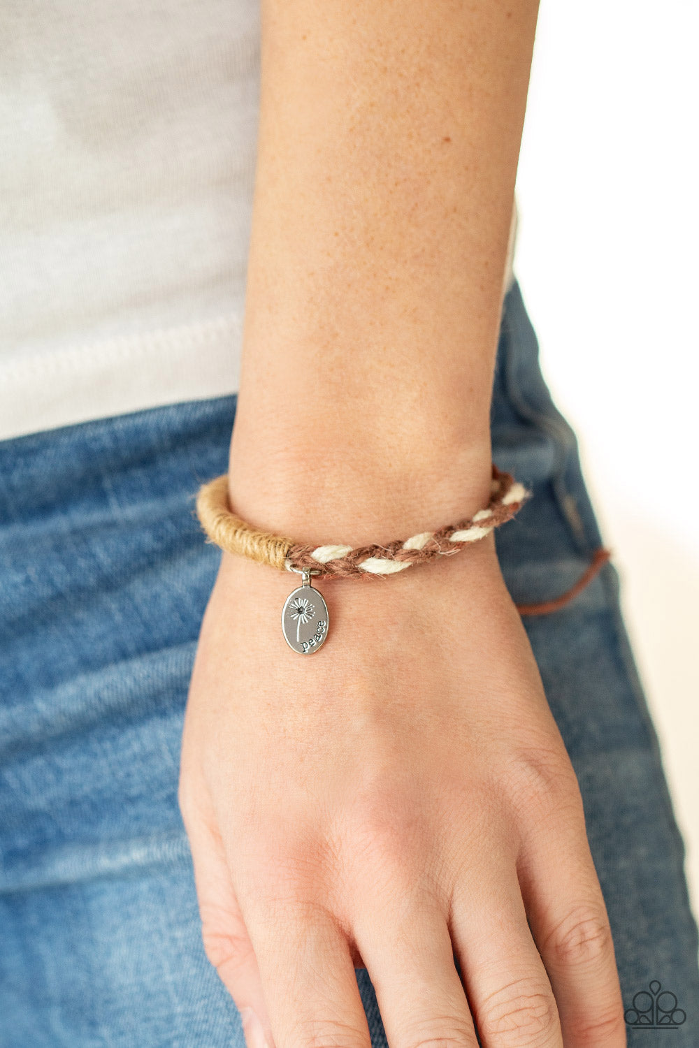 Paparazzi Accessories ❋Perpetually Peaceful - Brown Bracelet❋ Flat Rate Ship $4.50❋