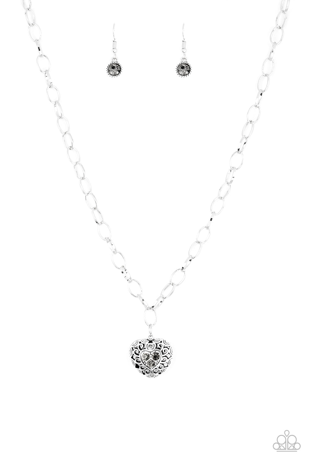 brought✽to✽you✽by✽blingflingbykat✽no-love-lost-silver-necklace✽paparazzi-accessories