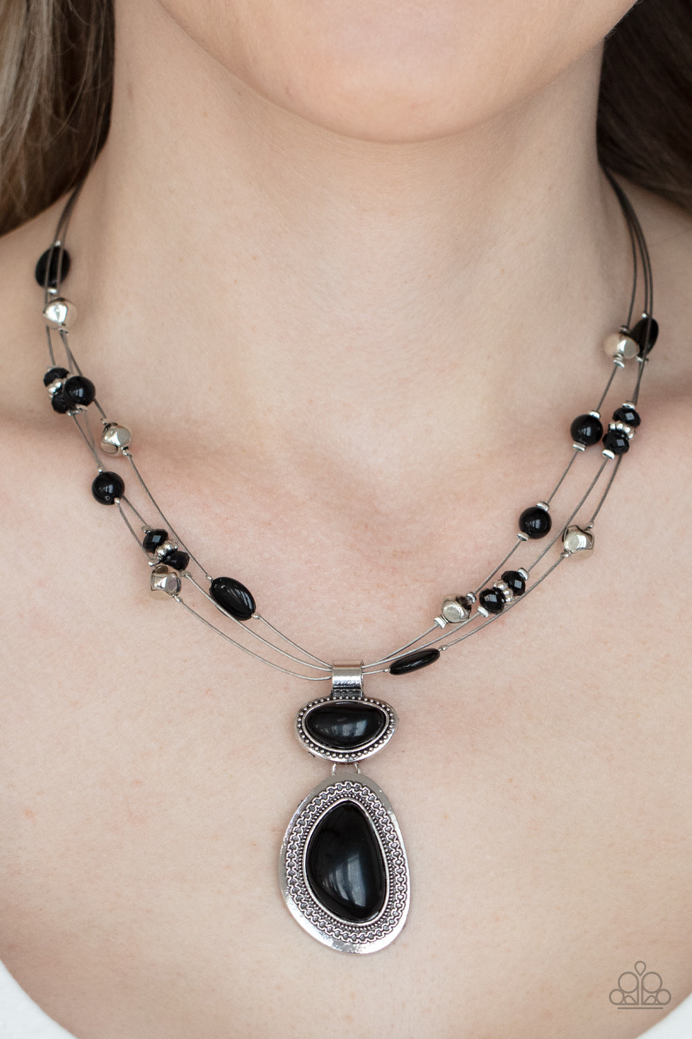 Paparazzi Accessories ❋Discovering New Destinations - Black Necklace❋ Flat Rate Ship $4.50❋