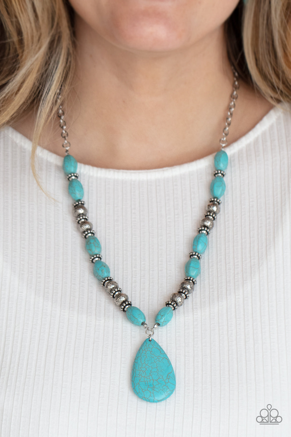 Paparazzi Accessories ❋Blazing Saddles - Blue Necklace❋ Flat Rate Ship $4.50❋