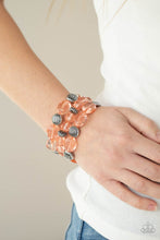 Load image into Gallery viewer, Paparazzi Accessories ✽Crystal Charisma - Orange Bracelet✽Flat Rate Ship $4.50✽
