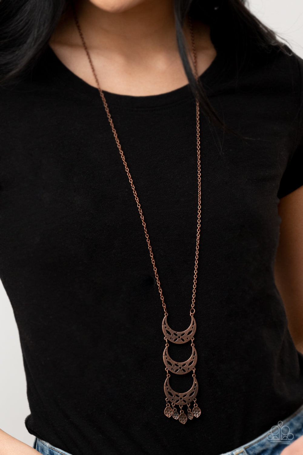 Paparazzi Accessories ❋Half-Moon Child - Copper Necklace❋ Flat Rate Ship $4.50❋