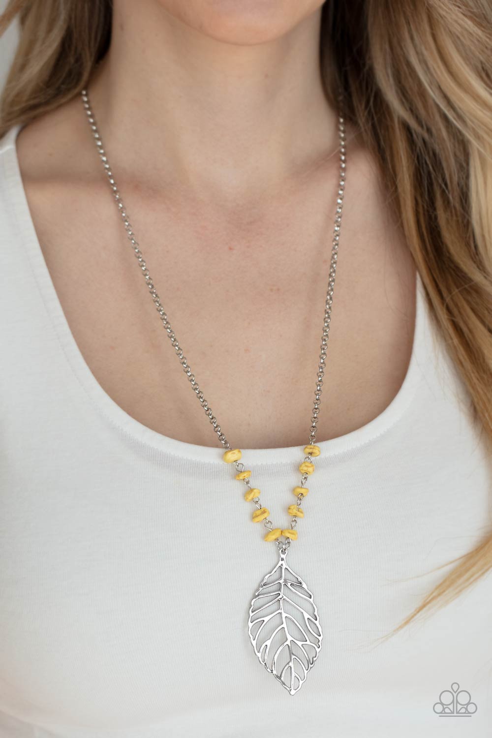 Paparazzi Accessories ❋Roaming The Riverwalk - Yellow Necklace❋ Flat Rate Ship $4.50❋