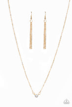 Load image into Gallery viewer, brought✽to✽you✽by✽blingflingbykat✽heartbeat-bling-gold-necklace✽paparazzi-accessories
