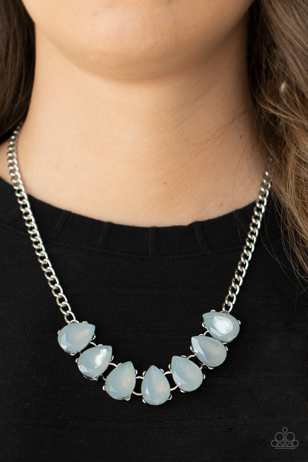 Paparazzi Accessories ❋Above The Clouds - Silver Necklace❋ Flat Rate Ship $4.50❋