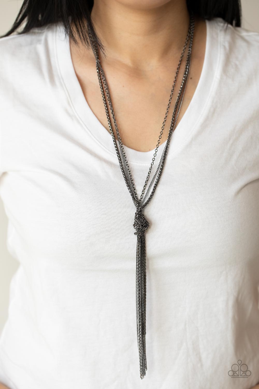 Paparazzi Accessories ❋KNOT All There - Black ❋ Flat Rate Ship $4.50❋