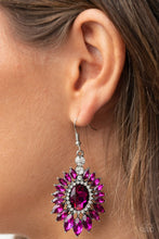 Load image into Gallery viewer, Paparazzi Accessories ✽Big Time Twinkle - Pink Earrings✽Flat Rate Ship $4.50✽
