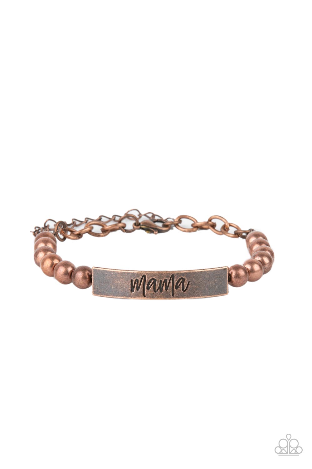 brought-to-you-by-blingflingbykat-mom-squad-copper-bracelet-paparazzi-accessories-