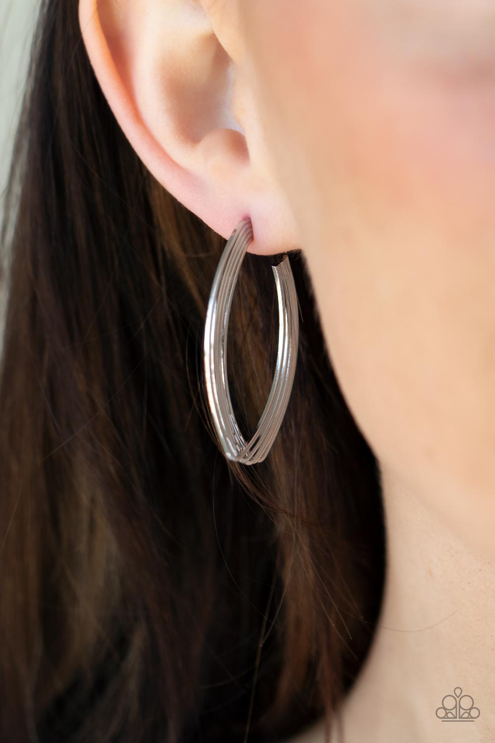 Paparazzi Accessories ❋Industrial Illusion - Silver Earrings❋ Flat Rate Ship $4.50❋