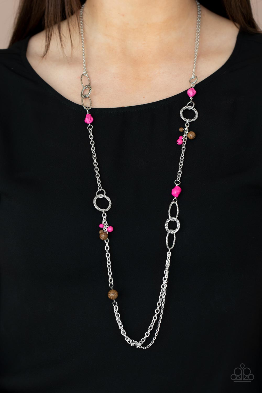 Paparazzi Accessories ❋Sandstone Safari - Pink Necklace❋ Flat Rate Ship $4.50❋