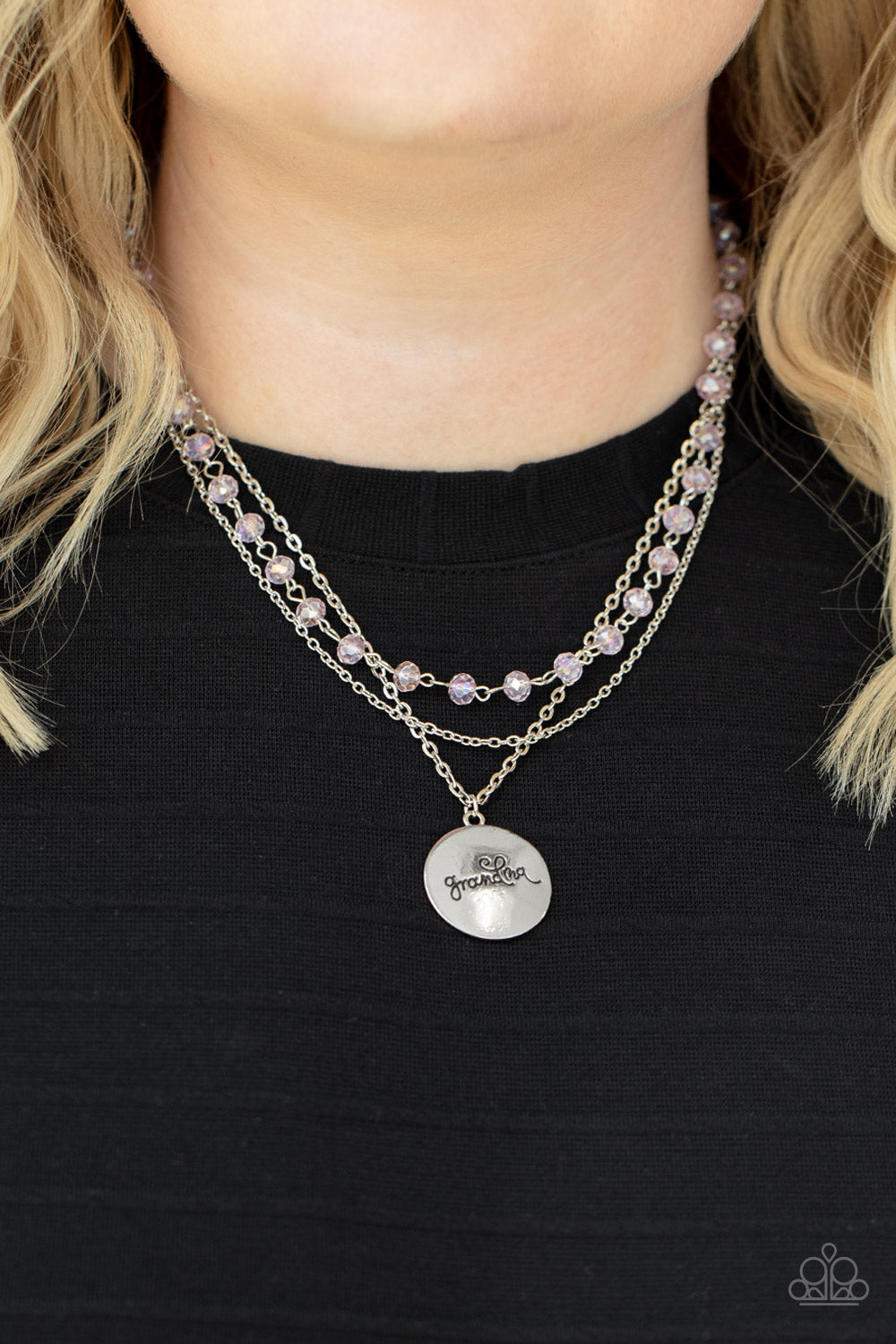 Paparazzi Accessories ❋Promoted to Grandma - Pink Necklace❋ Flat Rate Ship $4.50❋