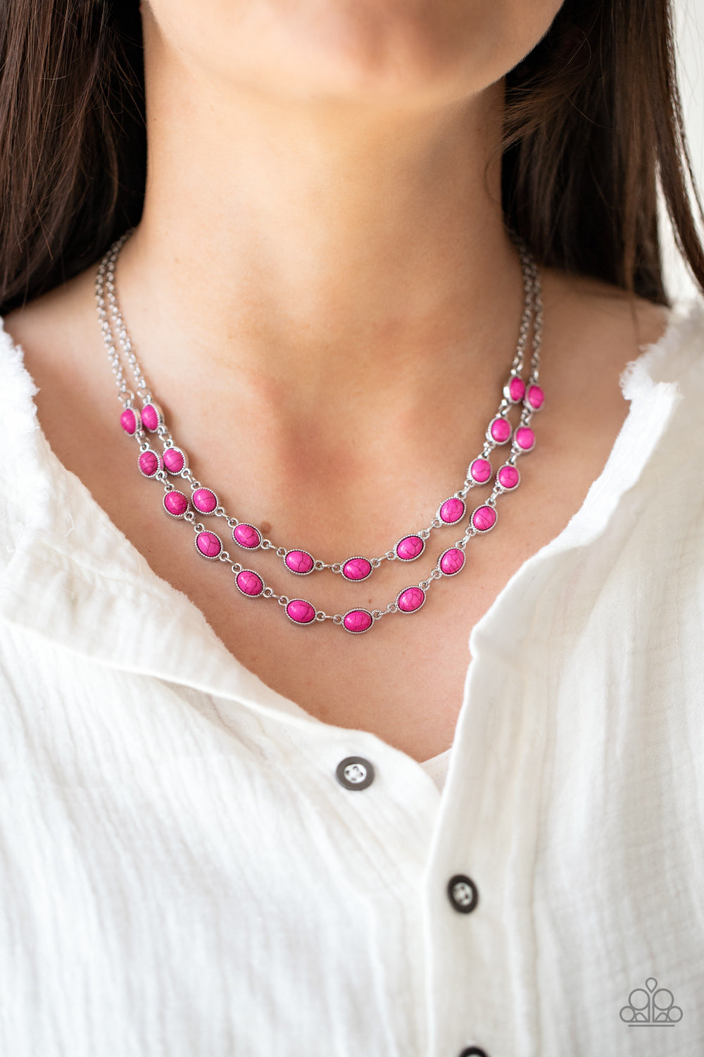 Paparazzi Accessories ❋Sahara Safari - Pink Necklace❋ Flat Rate Ship $4.50❋
