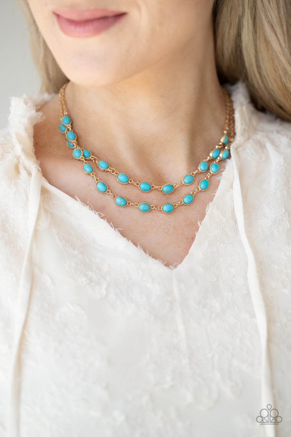 Paparazzi Accessories ❋Sahara Safari - Blue Necklace❋ Flat Rate Ship $4.50❋