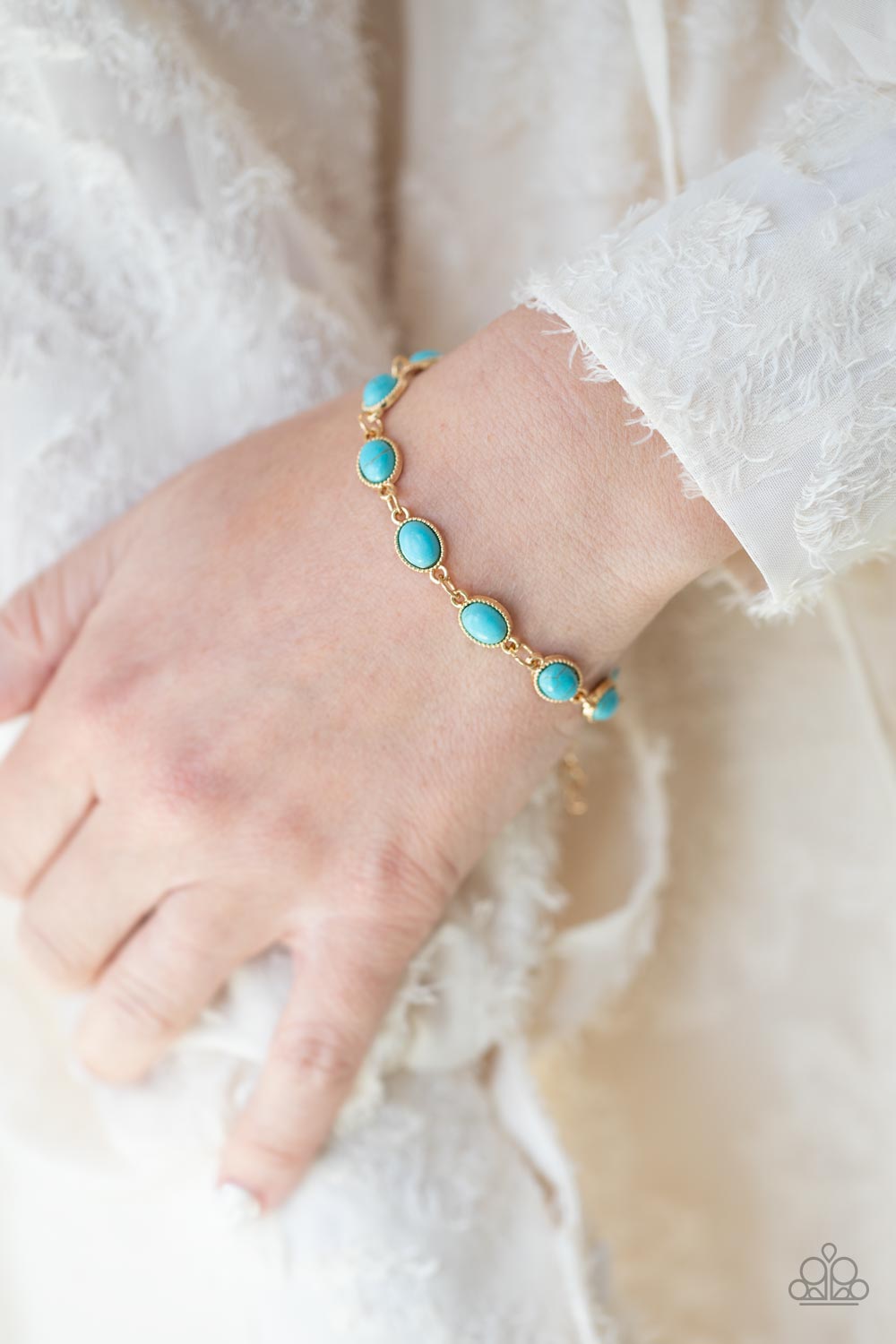 Paparazzi Accessories ❋Desert Day Trip - Blue Bracelet❋ Flat Rate Ship $4.50❋