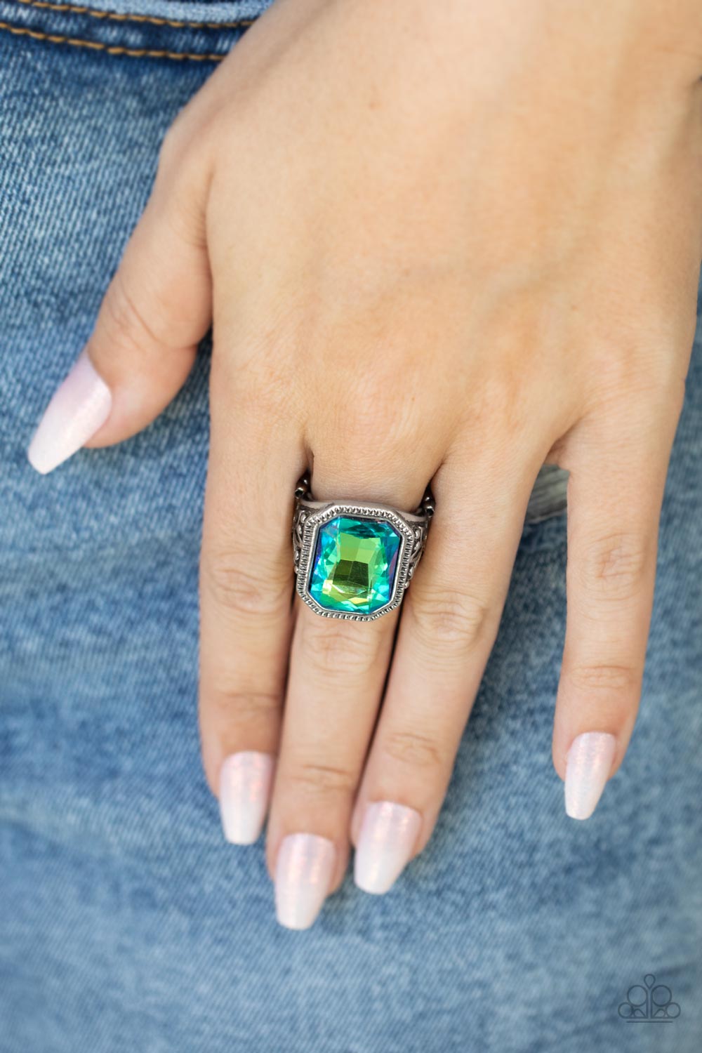 Paparazzi Accessories ❋Galaxy Goddess - Green Ring❋ Flat Rate Ship $4.50❋