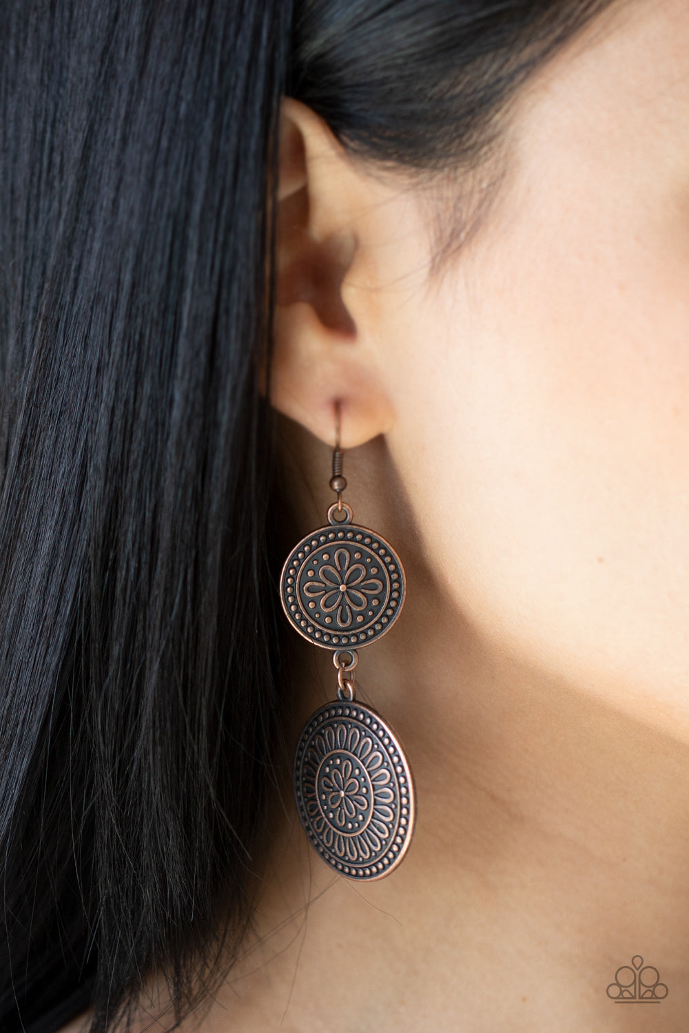 Paparazzi Accessories ❋Road Trip Paradise - Copper Earrings❋ Flat Rate Ship $4.50❋