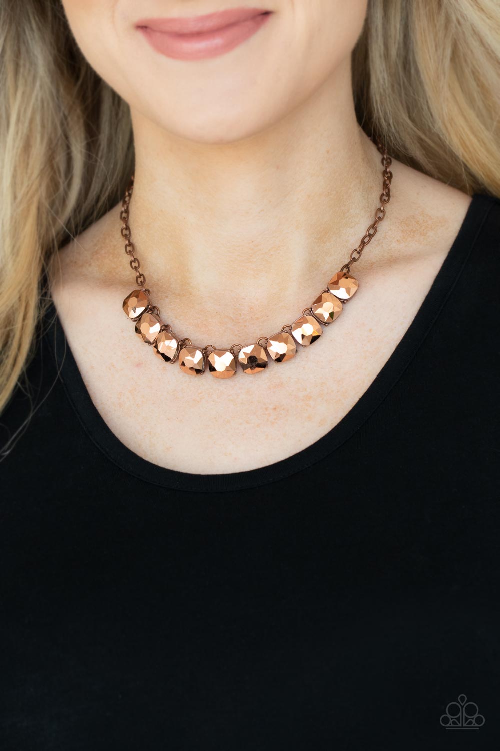 Paparazzi Accessories ❋Radiance Squared - Copper Necklace❋ Flat Rate Ship $4.50❋