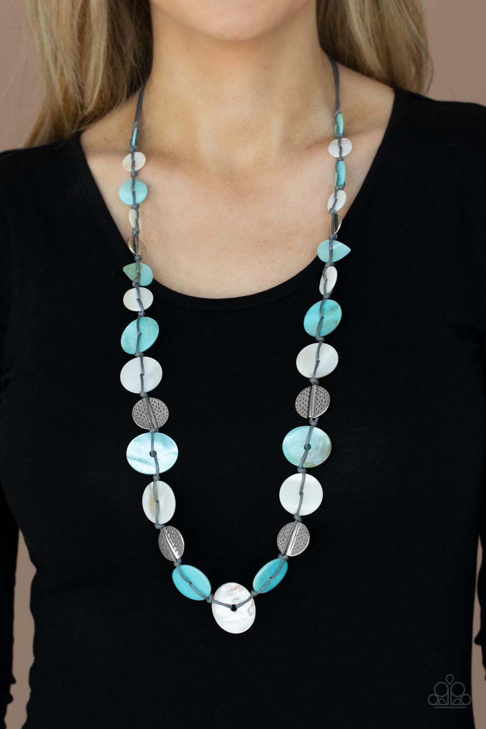 Paparazzi Accessories ✽Seashore Spa - Blue Necklace✽Flat Rate Ship $4.50✽