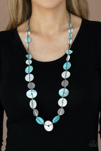 Load image into Gallery viewer, Paparazzi Accessories ✽Seashore Spa - Blue Necklace✽Flat Rate Ship $4.50✽
