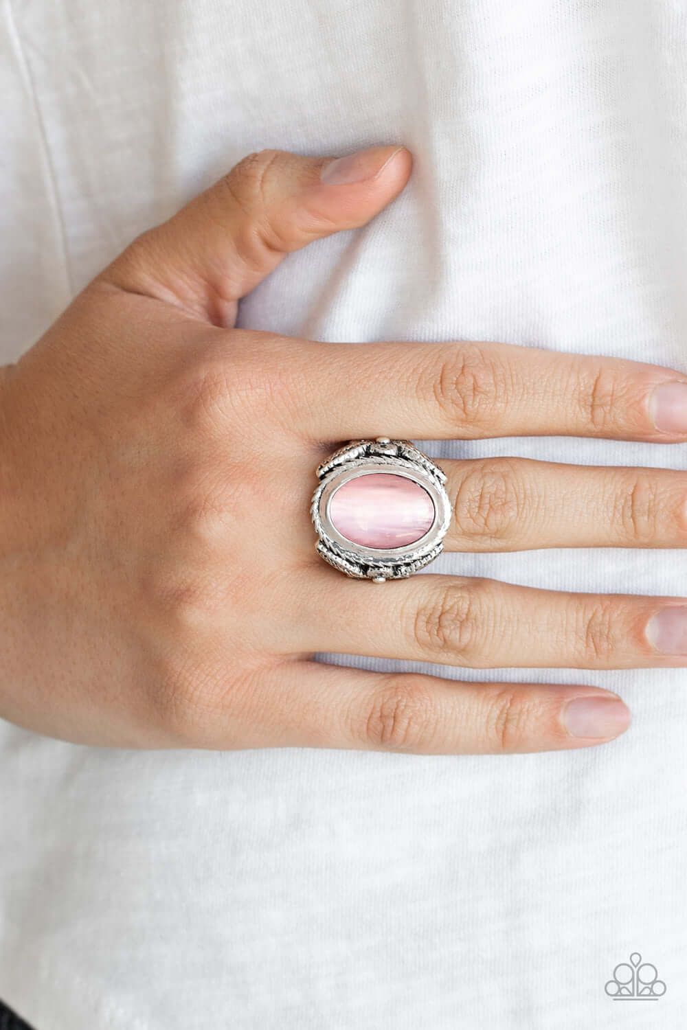 Paparazzi Accessories ✽ Deep Freeze - Pink Ring✽Flat Rate Ship $4.50✽ - Image #2