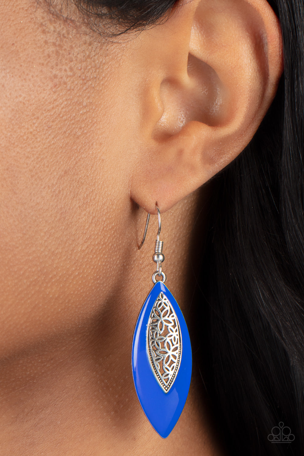 Paparazzi Accessories ❋Venetian Vanity - Blue Earrings❋ Flat Rate Ship $4.50❋