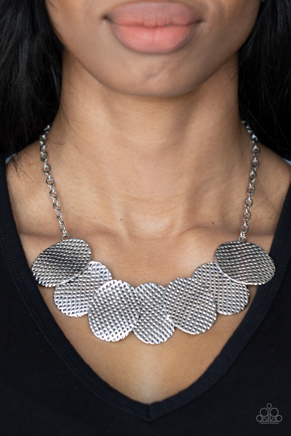 Paparazzi Accessories ❋Industrial Wave - Silver Necklace❋ Flat Rate Ship $4.50❋