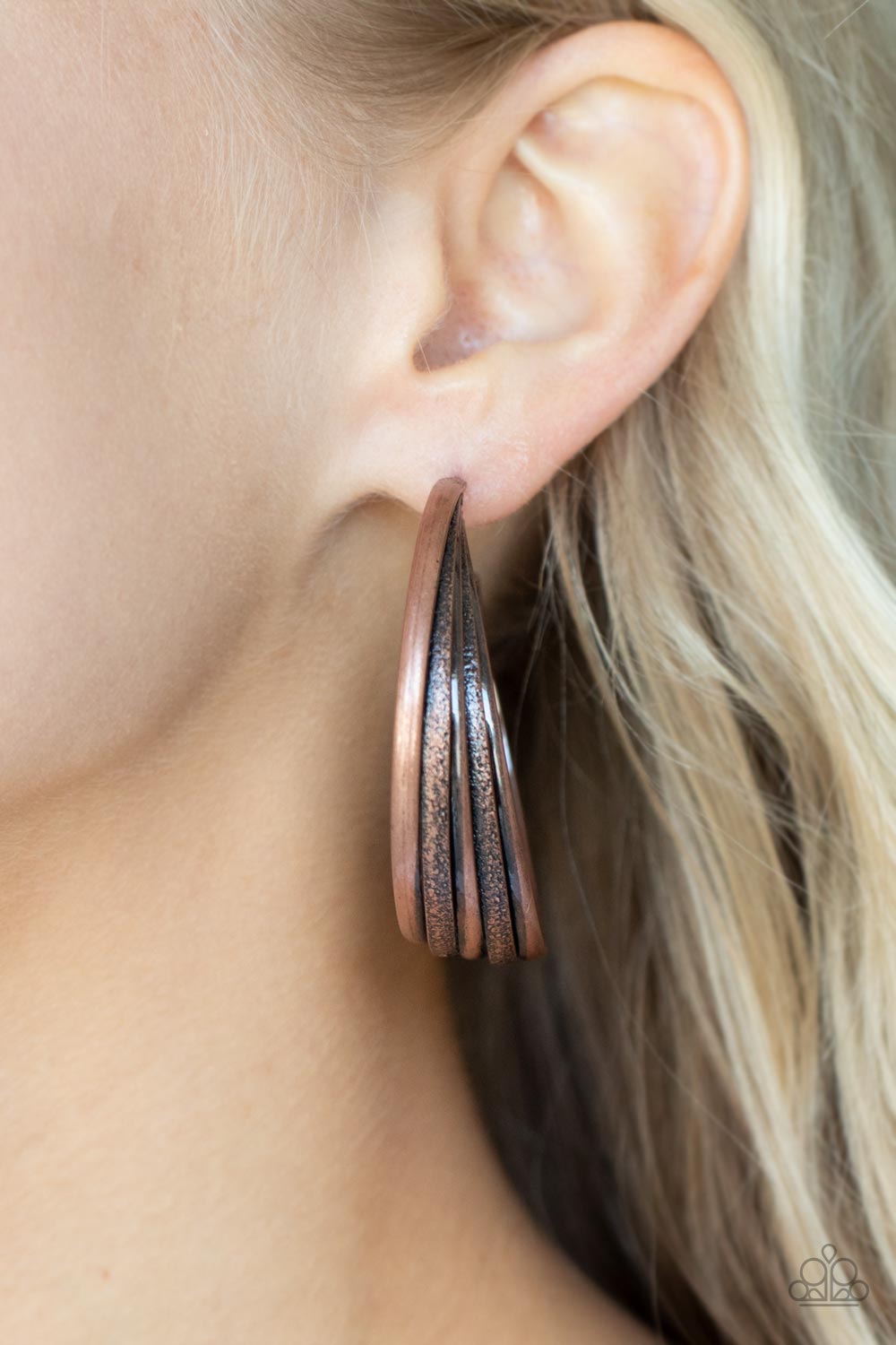 Paparazzi Accessories ❋In Sync - Copper Earrings❋ Flat Rate Ship $4.50❋