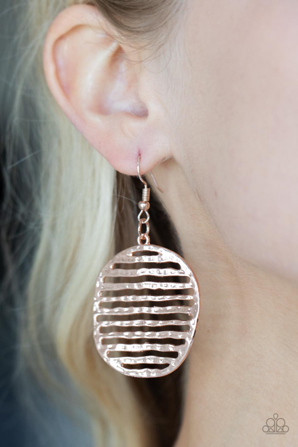 Paparazzi Accessories ❋Sunrise Stunner - Rose Gold Earrings❋ Flat Rate Ship $4.50❋