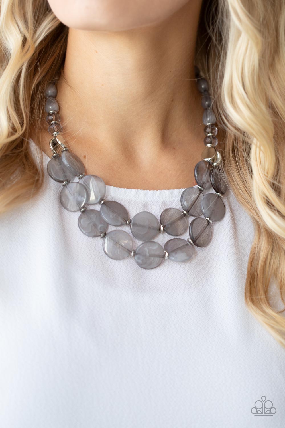 Paparazzi Accessories ❋Beach Day Demure - Silver Necklace❋ Flat Rate Ship $4.50❋