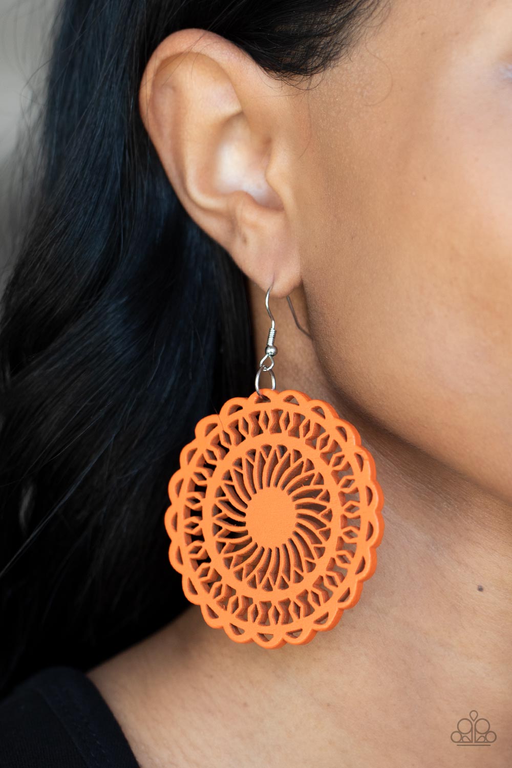 Paparazzi Accessories ❋Island Sun - Orange Earrings❋ Flat Rate Ship $4.50❋