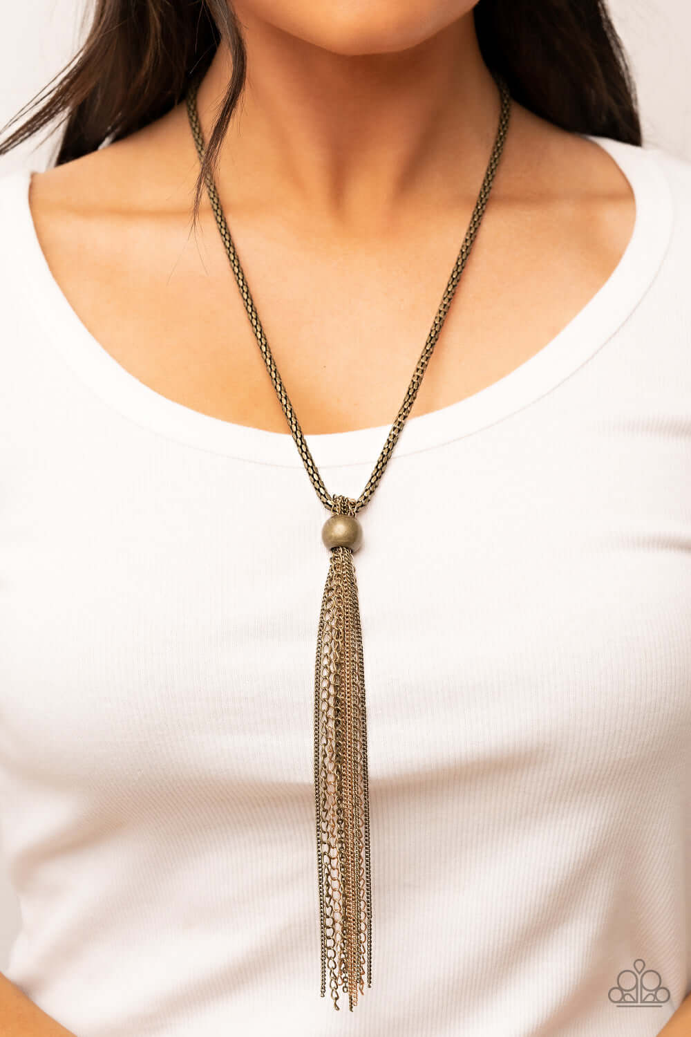 Paparazzi Accessories ❋Metallic MESH-Up - Brass Necklace❋ Flat Rate Ship $4.50❋ - Image #2