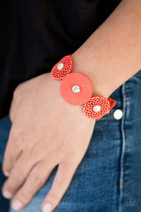 Paparazzi Accessories ✽ Poppin Popstar - Orange Bracelet✽Flat Rate Ship $4.50✽ - Image #2