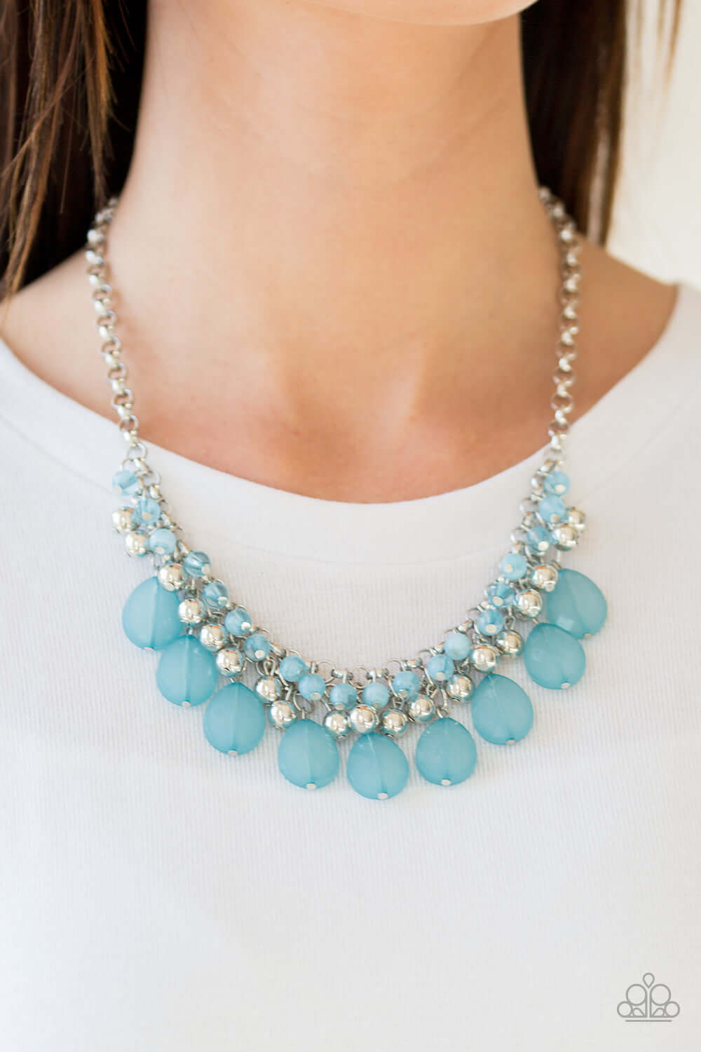 Paparazzi Accessories ✽ Trending Tropicana - Blue Necklace✽Flat Rate Ship $4.50✽ - Image #2